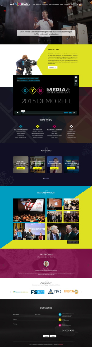 Media and Film Company Needs a New Website | Web Design by Da Miracle