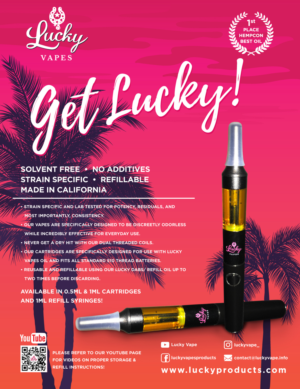 CANNABIS VAPE MAGAZINE AD PAGE DESIGN for DOPE MAGAZINE