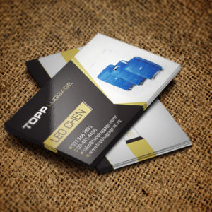 Business Card Design by Sudipta  Sen for Topp Luggage | Design #14116082