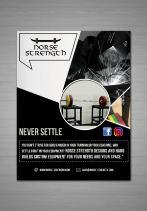 Flyer-Design von BlueBud für Norse Strength | Design #14135319