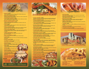 La Parrilla Mexican Restaurant | Menu Design by mrmrnjr