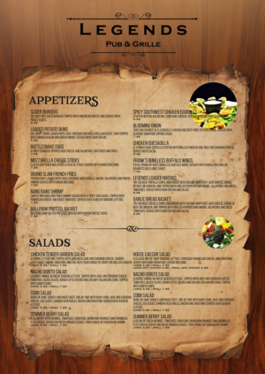 Menu Design by mrmrnjr