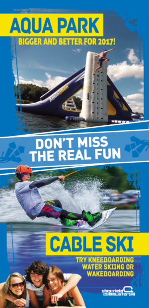 Wakeboarding and Aqua Park front cover for flyer | Flyer-Design von Andreev