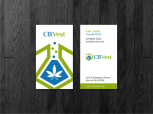 Business Card for CB Vest - A cannabis publication for executives. | Visitenkarten-Design von Atvento Graphics