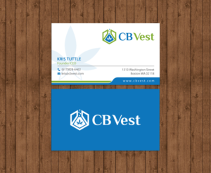 Business Card for CB Vest - A cannabis publication for executives. | Visitenkarten-Design von chandrayaan.creative