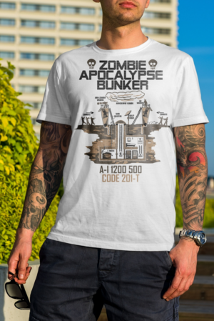 ZOMBIE APOCALYPSE  BUNKER  | T-Shirt-Design von Kero