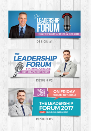 The Leadership Forum (By Line: Making an Impact through Effective Leadership) | Banner Ad Design by JustACreative1