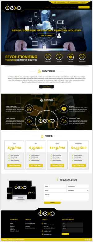 IOEXO Virtualizing the computer, making it live in the cloud | Web Design by -Marc-