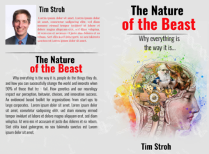 The Nature of the Beast - Book cover design | Buchumschlag Design von Marta van Eck