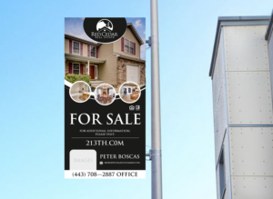 Modern and Exciting Real Estate Yard Sign | Schilder-Design von ESolz Technologies