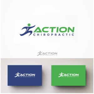 Action Chiropractic, (601) 956 6050 | Logo Design by south door