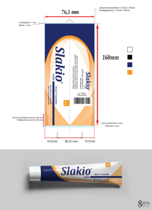 Artwork for pharmaceutical cream against eczema | Verpackungs-Design von SofiaDesignStudio