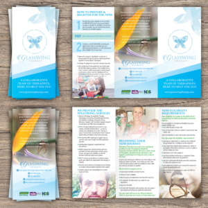 Creative trifold brochure for health service | Broschüren-Design von Katyas Art and Design