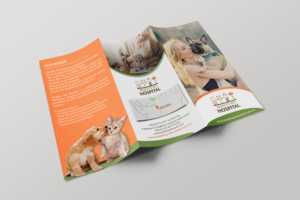 Veterinary Hospital Brochure - 2 Drafts - 1 Normal and 1 Fun. | Flyer Design by alex989