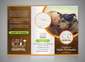 Veterinary Hospital Brochure - 2 Drafts - 1 Normal and 1 Fun. | Flyer Design by SAI DESIGNS