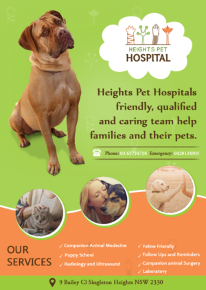 Flyer-Design von SURYA für Heights Pet Hospital | Design #14698158