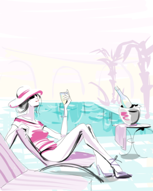 Sketch/Water Color illustrating French lifestyle and Joie de Vivire | Verpackungs-Design von julia.gnedina