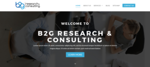 Consultant company (start up) needs a bold, yet simple web design | Wordpress Design by joe designs