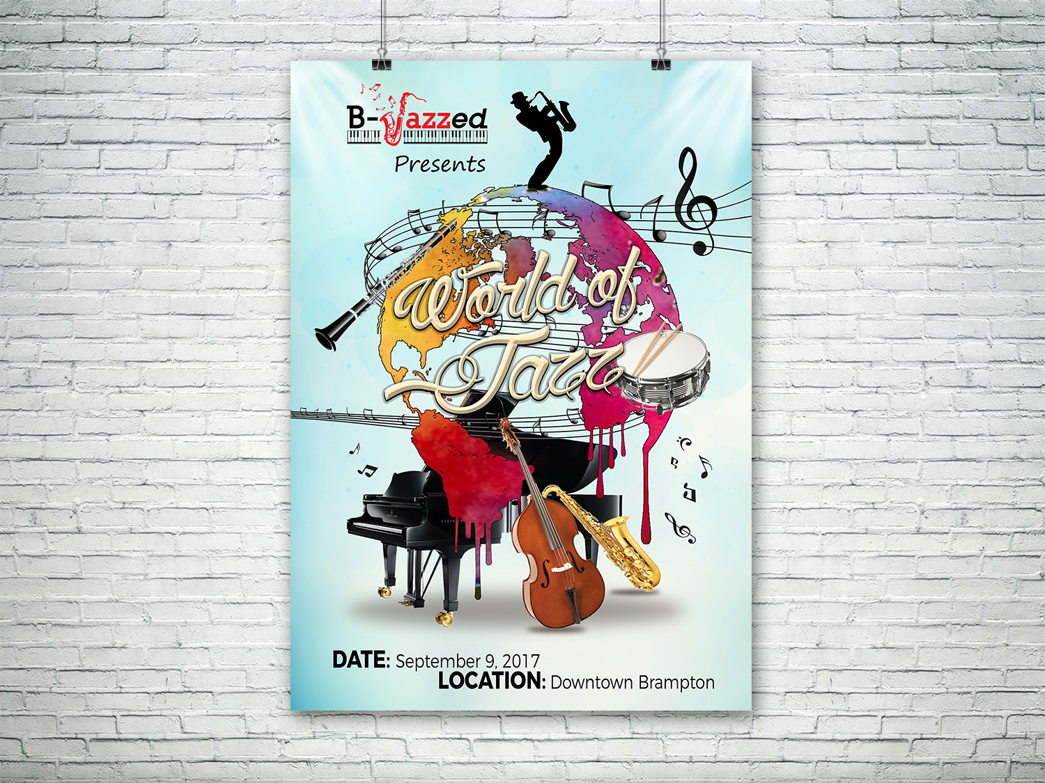 Poster Design by Lesaba Design for Heritage Jazz Society (Peel) | Design #14808476