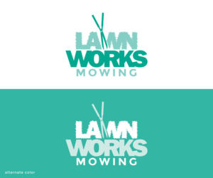 Lawnworks Mowing | Logo Design by MoonFeather