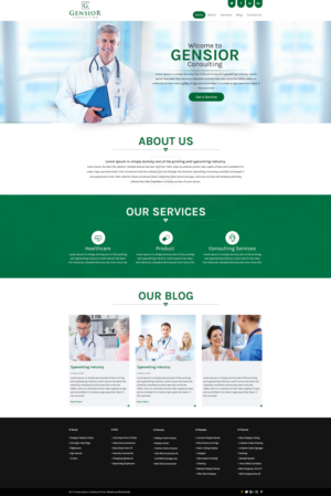 Start-up consultancy in Healthcare Space requiring clean and crisp website design  | Web Design by Kingdom Vision