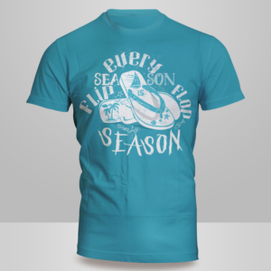 Every Season is Flip Flop Season | T-shirt Design by Kero