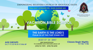 EBC Vacation Bible School Banner 2017 | Banner Ad Design by baidya