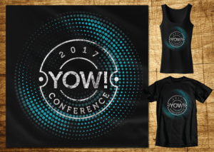 Software Developer Conference T-shirt design - YOW! Conference 2017  | T-Shirt-Design von CoffeeBreak88