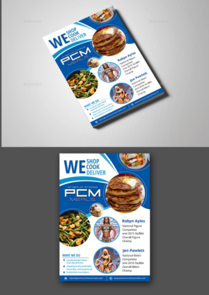 Meal Prep Business in need of flyer   | Flyer Design by ecorokerz