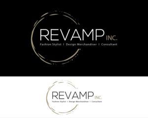 REVAMP INC. is a new Fashion Stylist, Design Merchandiser, and consultant in the fashion industry | Business Card Design by Riz'