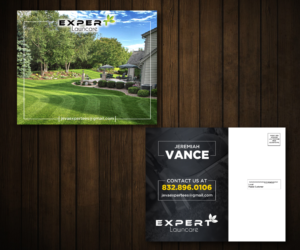 Expert Lawncare by JV | Postcard Design by Designers Hub