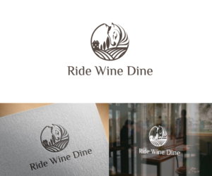 Ride Wine Dine | Logo Design by Elizabeta