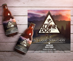 Label Design: Alpine Dog Brewing Company | Etikett-Design von HamzaMalik