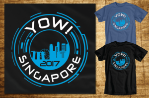 Design Fun T-Shirt for Software Development Conference - YOW! Singapore 2017 | T-Shirt-Design von CoffeeBreak88