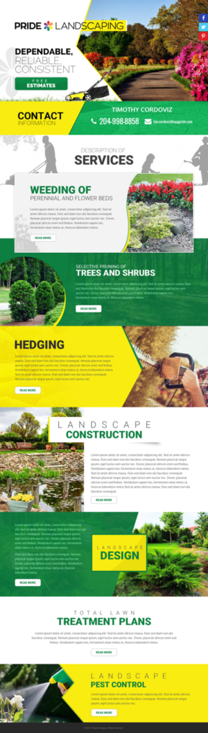 Landing Page Design by Sujit Banerjee