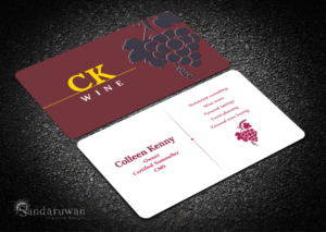 Business Card Design for CK Wine: | Visitenkarten-Design von Sandaruwan