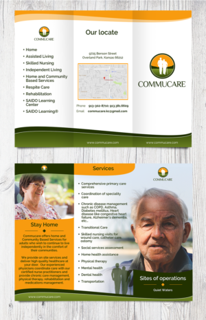 Communcare- Comprehensive quality healthcare delivered at your door. | Brochure Design by Victor_pro