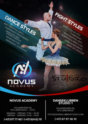 A combined poster for Martial arts club and Dance club. | Poster-Design von EA5Designs