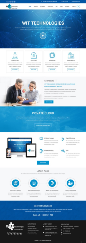 Web Design by pb for WIT Technologies | Design: #15825536