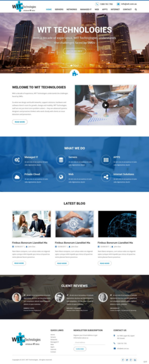 Web Design by pb for WIT Technologies | Design: #15825541