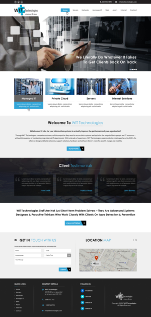 Web Design by Sbss for WIT Technologies | Design: #15829716