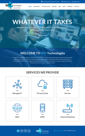 Web Design by rightway for WIT Technologies | Design: #15820157