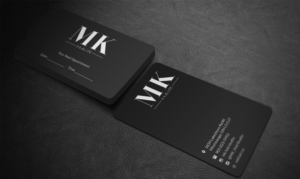 Stylish Business Card for Modern hair salon | Business Card Design by Riz'