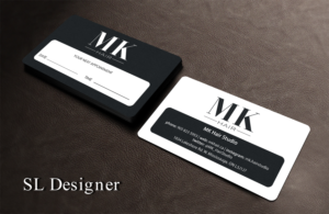 Stylish Business Card for Modern hair salon | Business Card Design by SL Designer