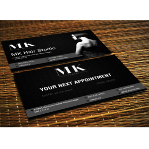 Stylish Business Card for Modern hair salon | Business Card Design by Deepak_9_Malhotra