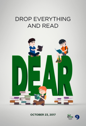 Drop Everything And Read- DEAR poster | Poster Design by OzgurCapci