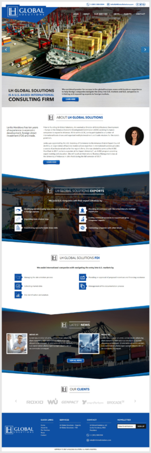 International Business Consulting Company Website | Wordpress Design by -Marc-