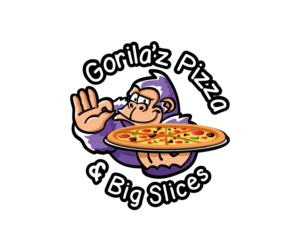 Gorila´z Pizza & Big Slices | Logo-Design von B'signs