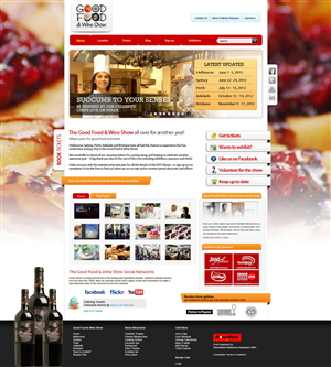 Major Australian Food and Wine Event Web Design Project | Web-Design von OM