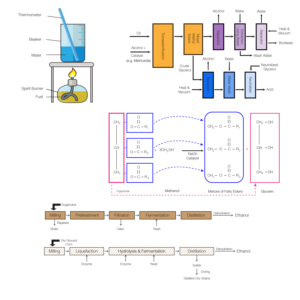 Year 12 Chemistry Workbook illustrations and diagrams | Vektor-Design von DesignerGuide